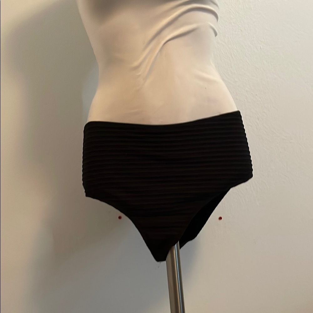 Black High-Waisted Bikini Bottom